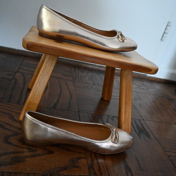 J.Crew Metallic Flats – Rose – Size 9.5 B - Picture 4 of 7